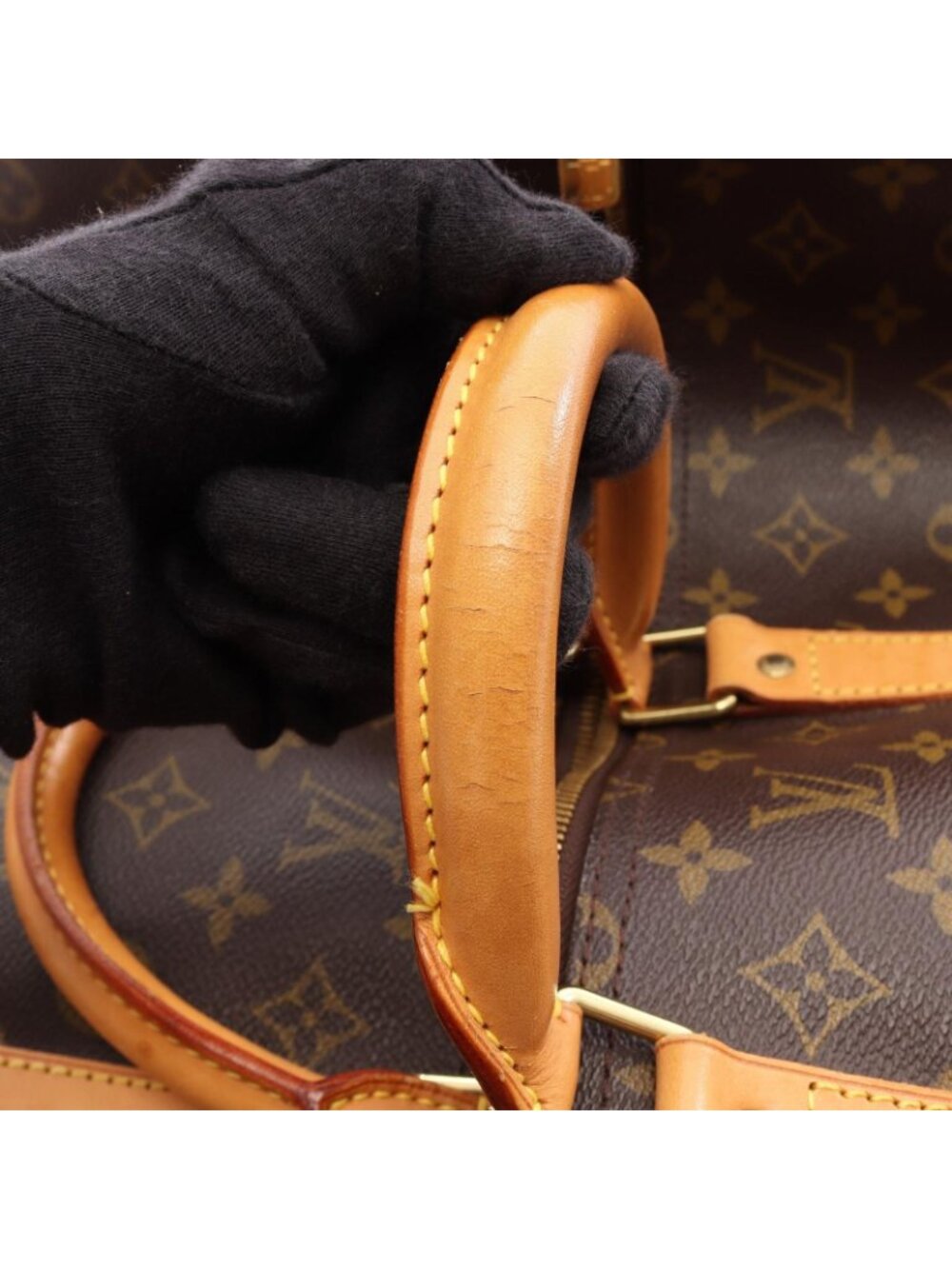 Louis Vuitton Boston Bag Keepall 55 Canvas Leather - Picture 15 of 15